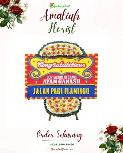 Bunga Papan Congratulation di Buniasih